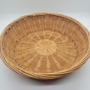 Wicker Circle Basket